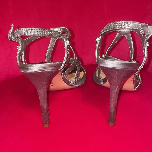 Silver Rhinestone heels - Picture 5 of 5